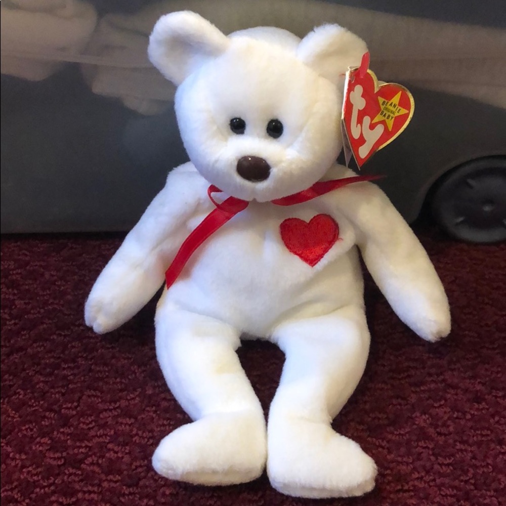Ty Beanie Baby Valentino  Rare  #4058  2-14-94 host pick